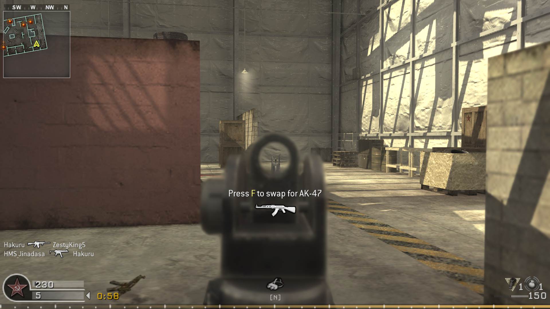 Volden, mp_killhouse, Nebulous Gaming FFA Server powered by Nebulous Community