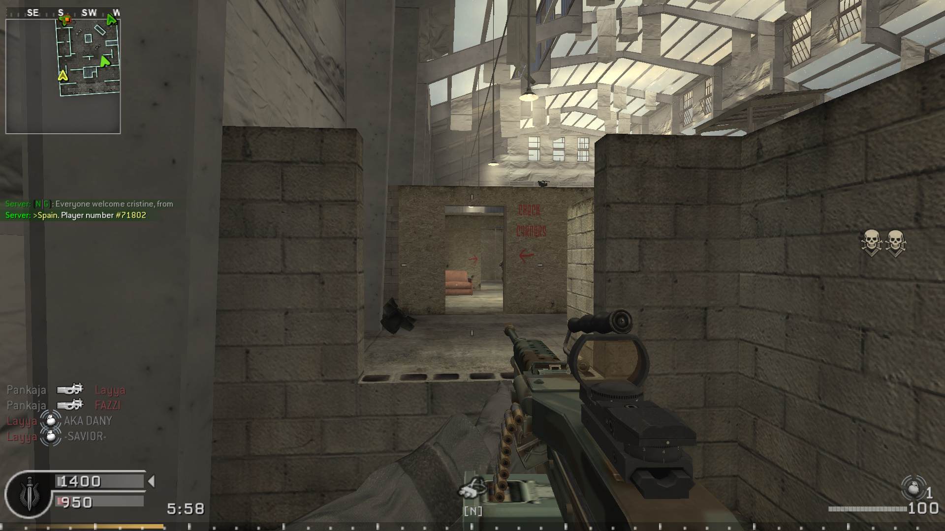 cristine, mp_killhouse, Nebulous Gaming New Experience Server powered by Nebulous Community