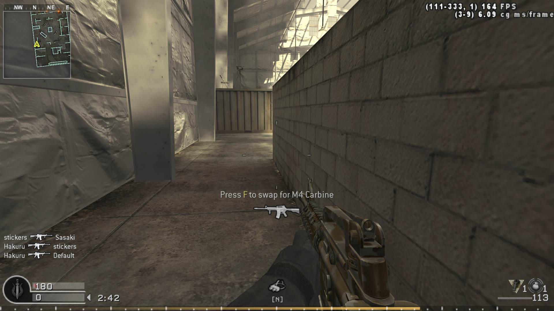 Mr-FLUFFY, mp_killhouse, Nebulous Gaming FFA Server powered by Nebulous Community