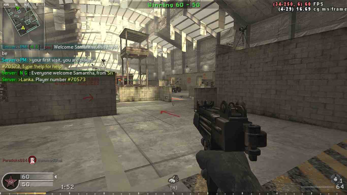 Samantha, mp_killhouse, Nebulous Gaming New Experience Server powered by Nebulous Community