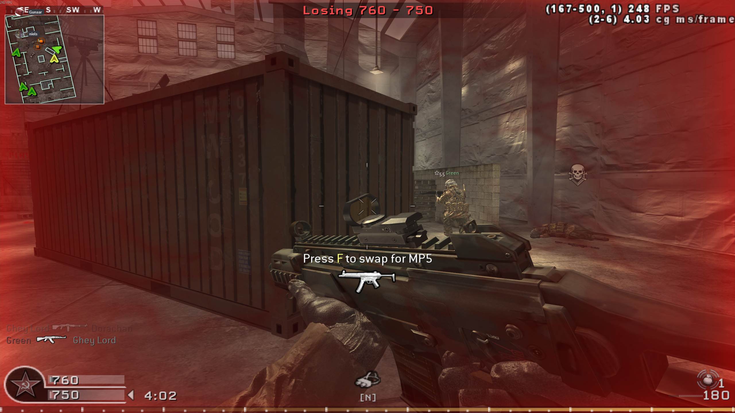 Gunaar, mp_killhouse, Nebulous Gaming New Experience Server powered by Nebulous Community