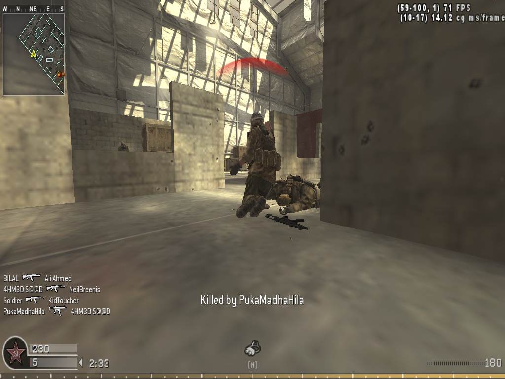 4HM3D S@@D, mp_killhouse, Nebulous Gaming FFA Server powered by Nebulous Community