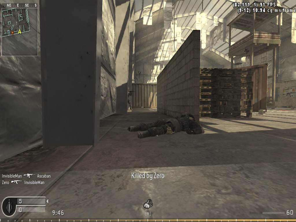 InvisibleMan, mp_killhouse, Nebulous Gaming FFA Server powered by Nebulous Community