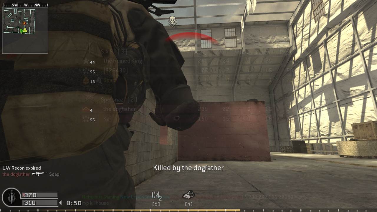 Soap, mp_killhouse, Nebulous Gaming New Experience Server powered by Nebulous Community