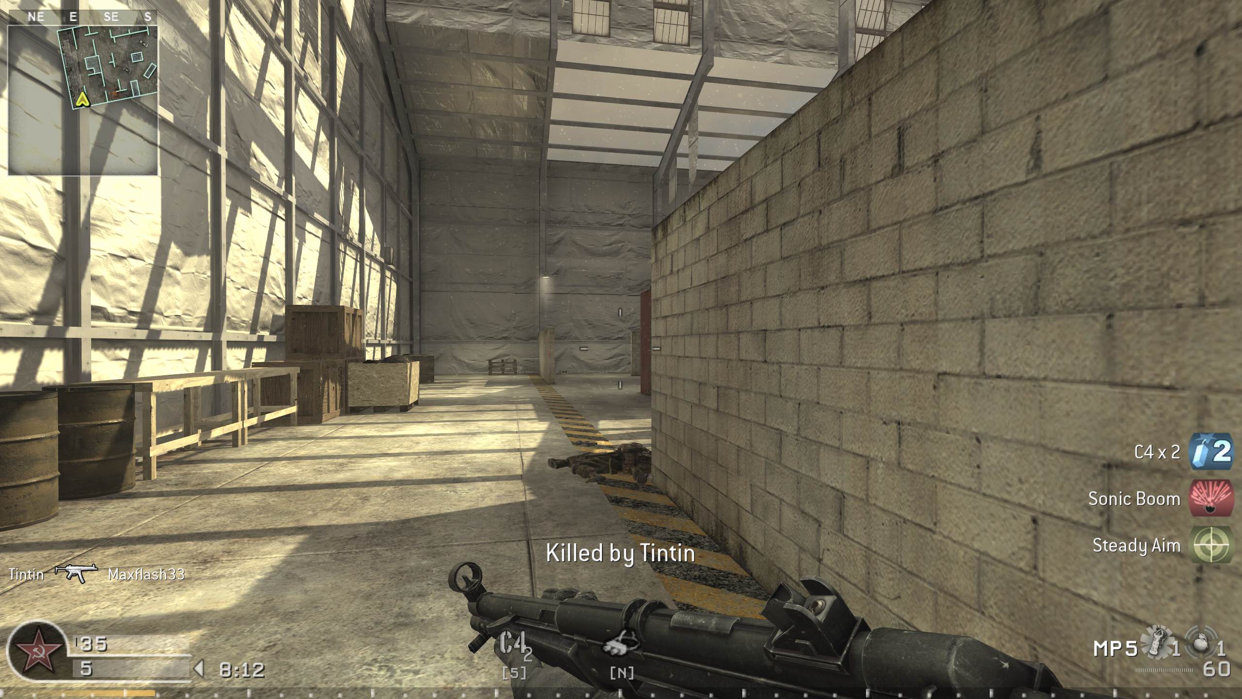 Maxflash33, mp_killhouse, Nebulous Gaming FFA Server powered by Nebulous Community